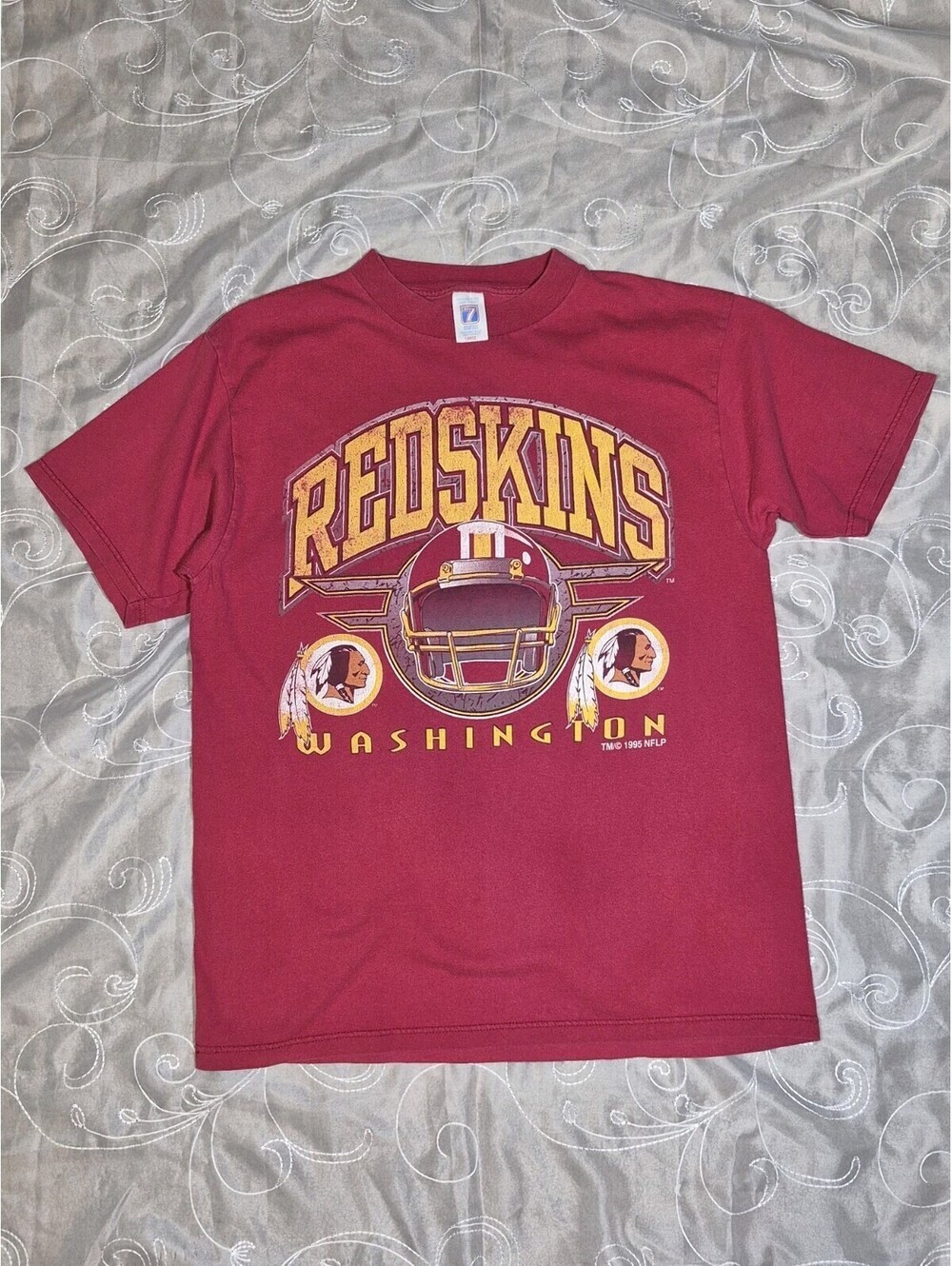 Vintage 1995 Washington Redskins NFL Men's T-shirt Sz Large Cotton